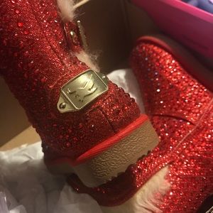 Kids Glitter Boots